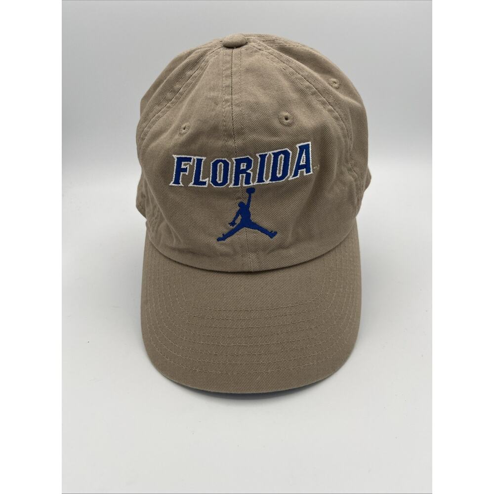 Florida Gators Hat Cap On-Field Jordan Strap Back NCAA Dad Cap khaki Jumpman Tan